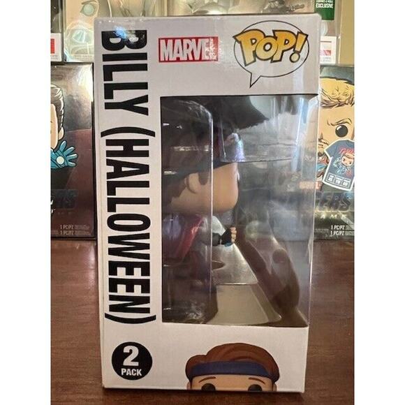 FUNKO POP MARVEL WANDAVISION BILLY AND TOMMY 2-PACK OFFICIAL EXCLUSIVE STICKER - Picture 4 of 7